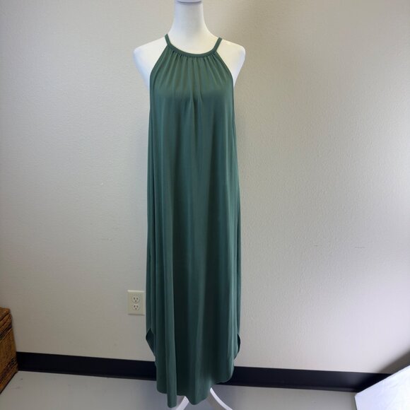 Double Zero Women’s Sleeveless Midi Dress Size Medium Sundress Beachy Stretch - Picture 1 of 14